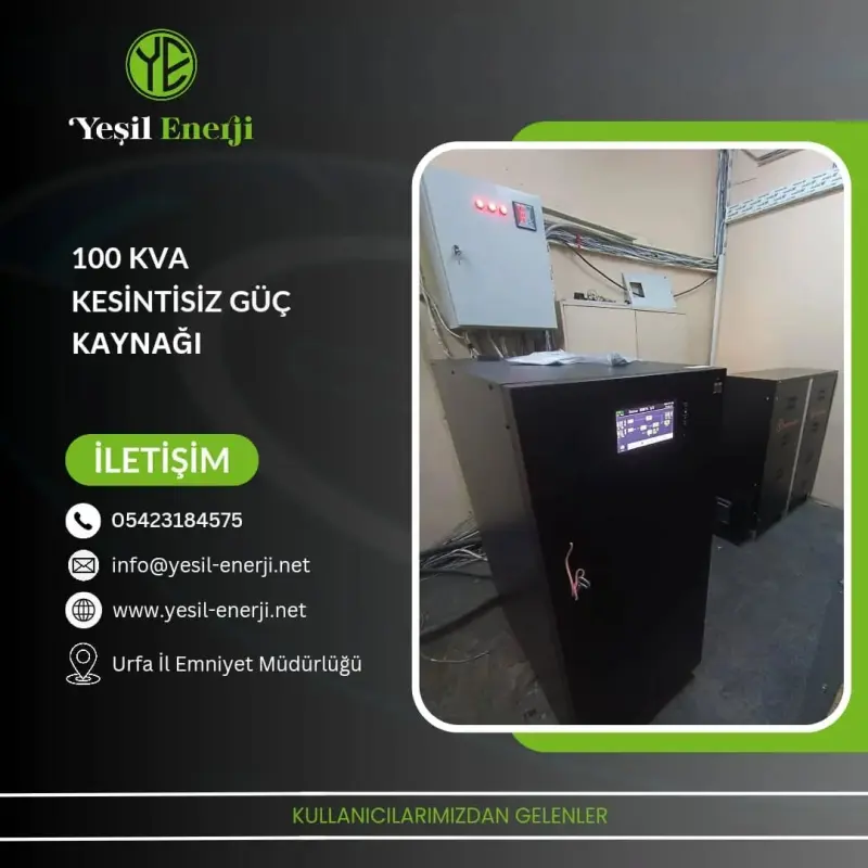 Urfa İl Emniyet Müdürlüğü Kesintisiz Güç Kaynağı