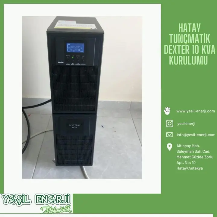 Tunçmatik 10 kVA UPS Devreye Alma