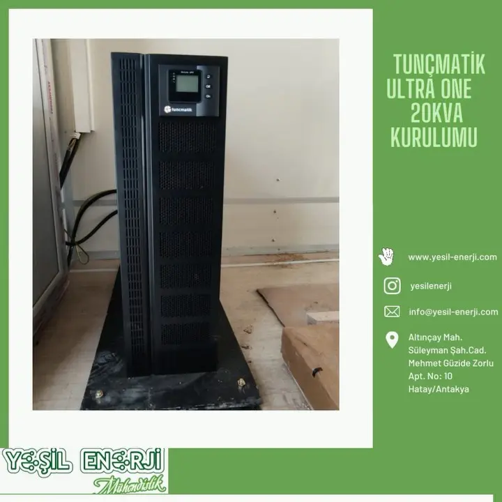 Ultra One 20 kVA Devreye Alma