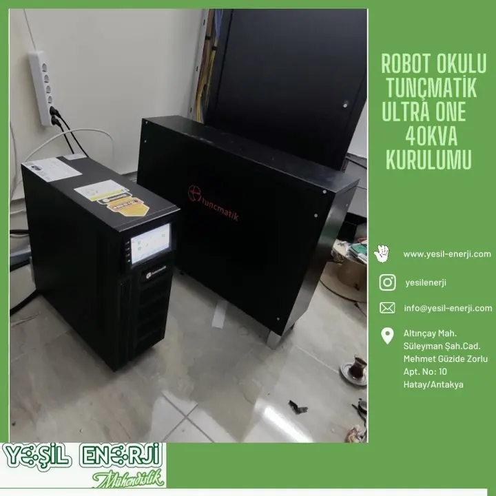 Tunçmatik 40 kVA UPS Devreye Alma