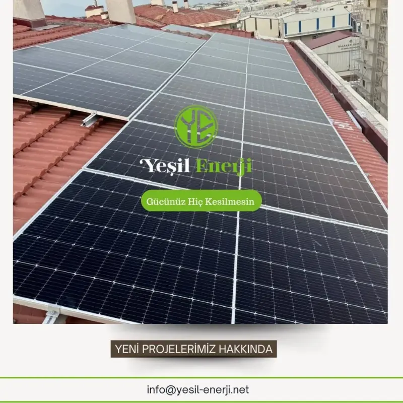 10 kW On-Grid Güneş Enerjisi Sistemi